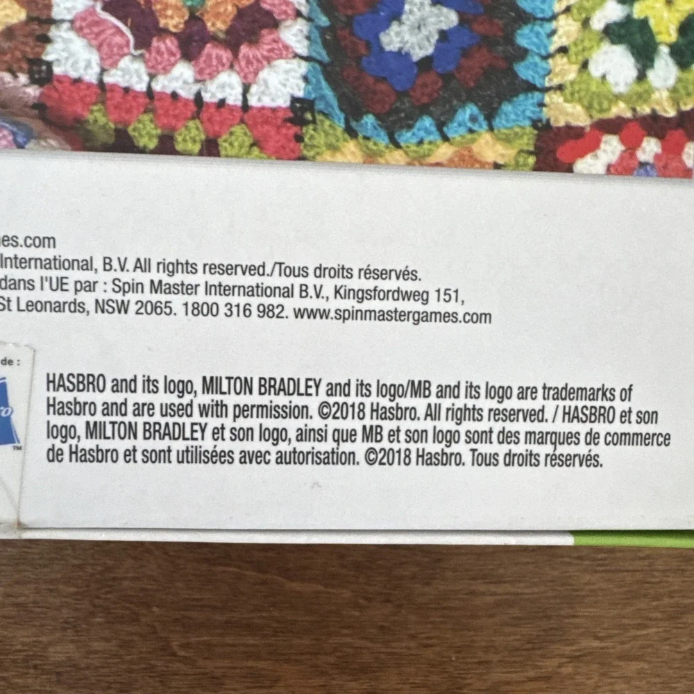 Big Ben Hasbro Milton Bradley Puzzle 750 Pc Granny Squares